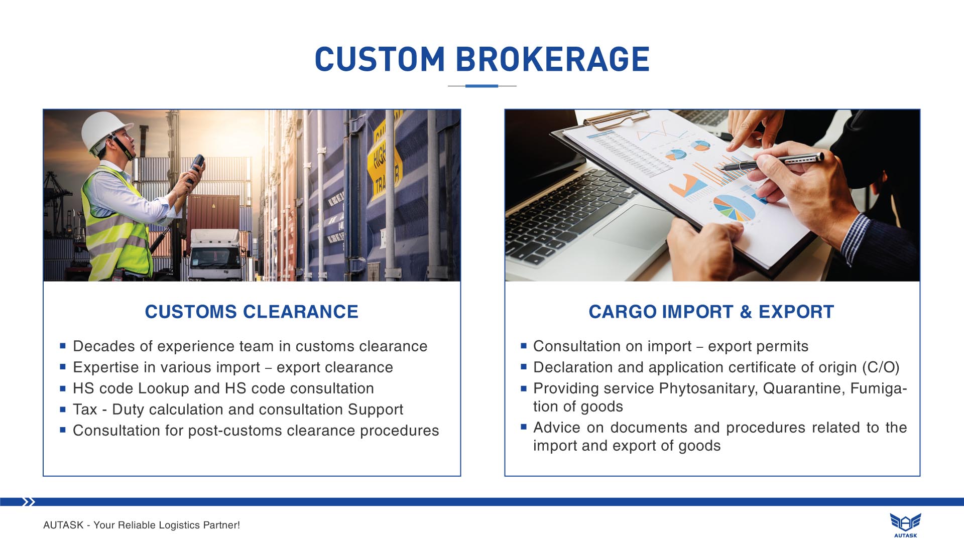 CUSTOMS BROKERAGE